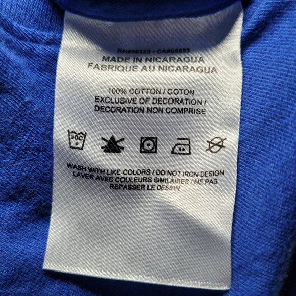 Nike Stephen Curry #30 Golden State Warriors Blue Crewneck T-Shirt Mens Size L - Picture 6 of 8